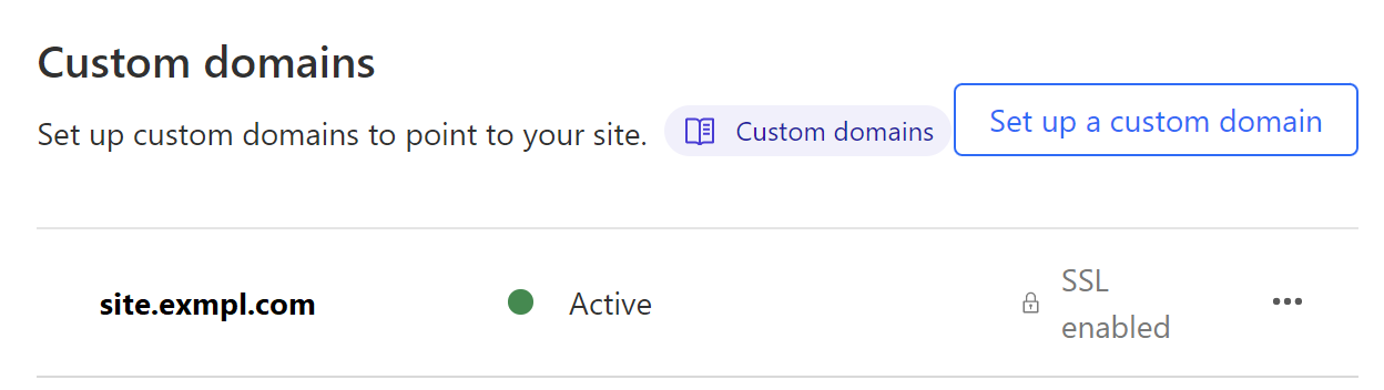 Cloudflare Pages custom domain Active