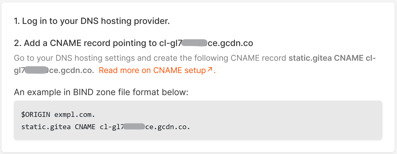 Gcore CDN resource DNS setup
